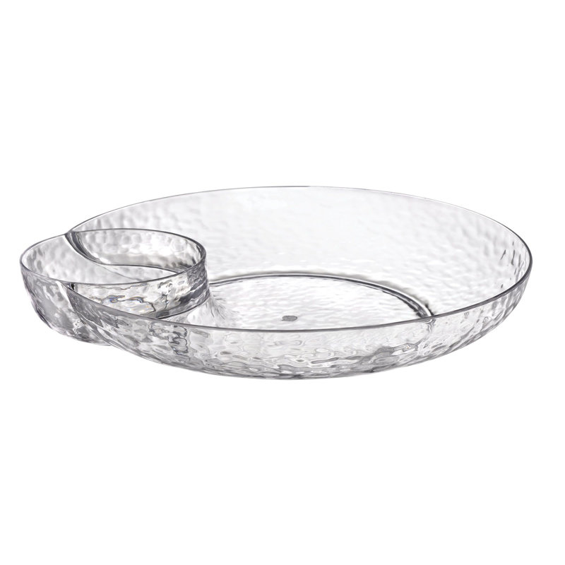 Amscan Hammered Chip and Dip Platter Wayfair